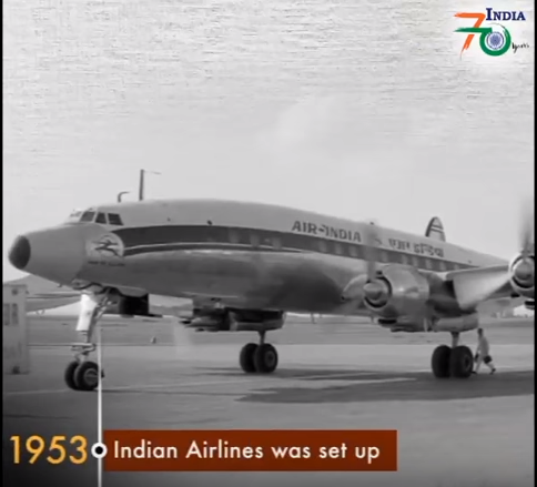 indian airlines 1953 60 years congress